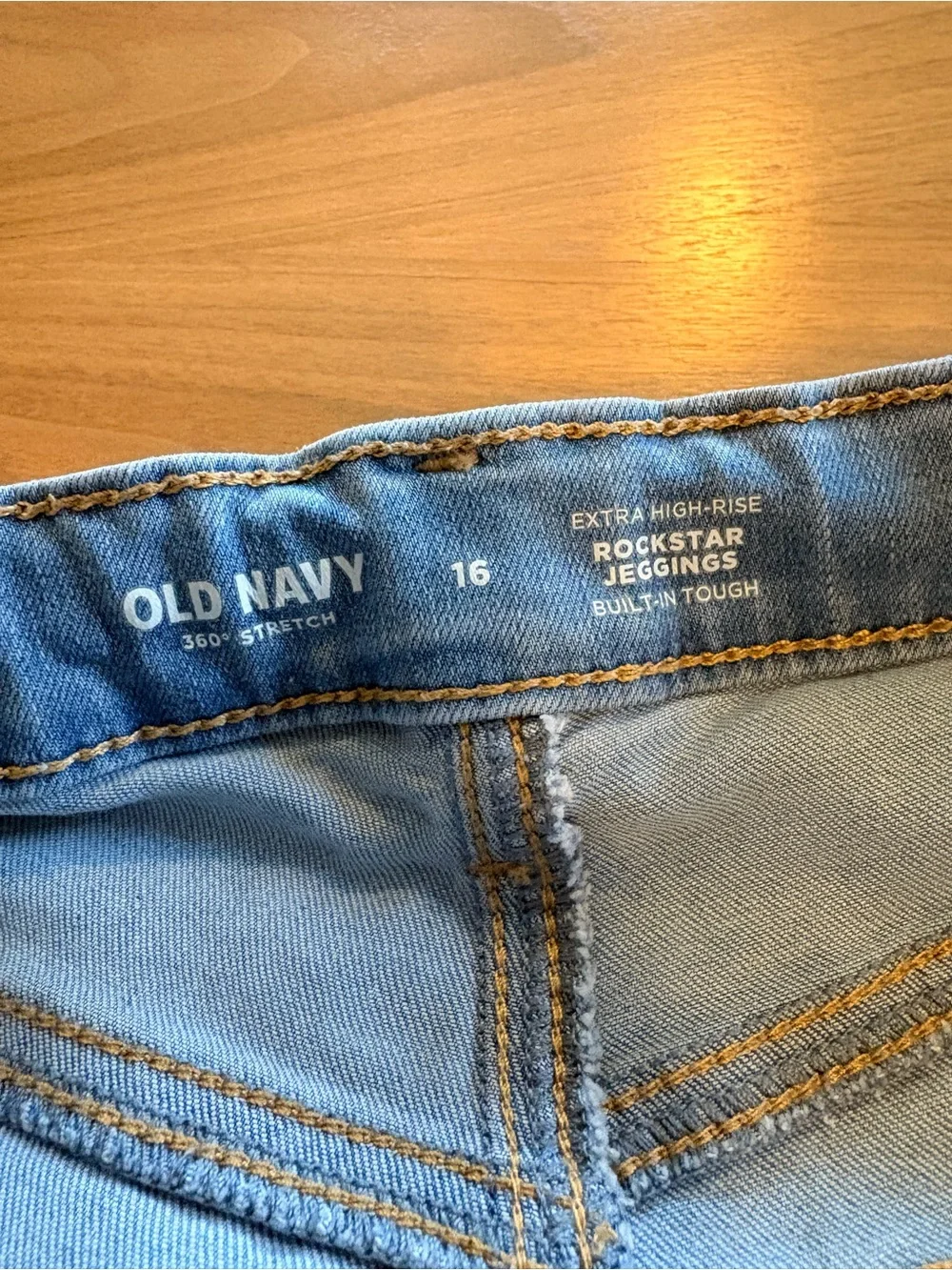 Light Blue Girls Denim Shorts